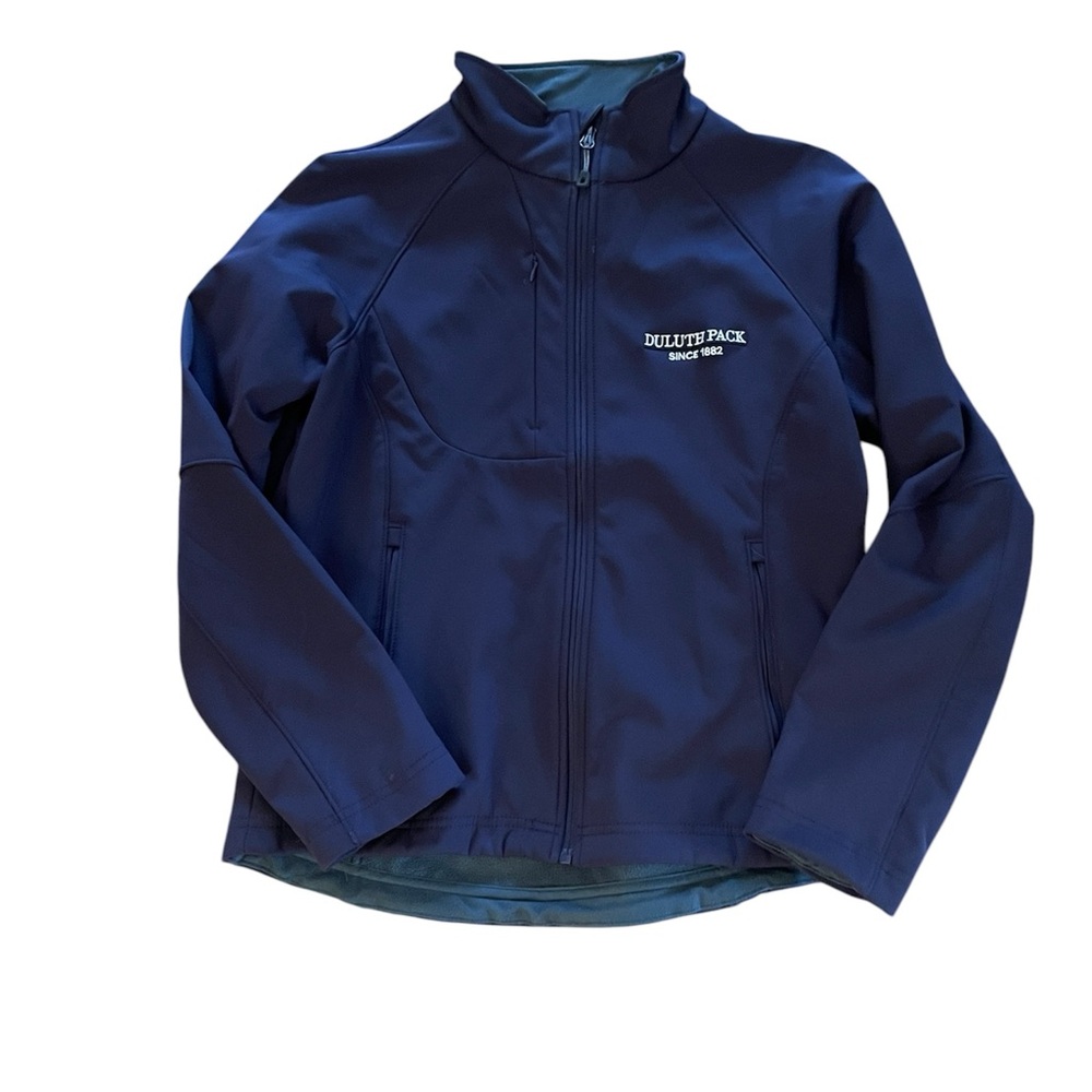 Duluth Pack Lindway Soft-Shell Zip Up Jacket, Women's small. Deep wine color